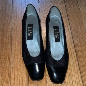 Stuart Weitzman Black Patent Flats